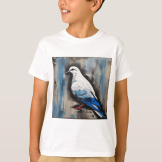T-shirt "Serene Dove of Peace : Acrylique Style"