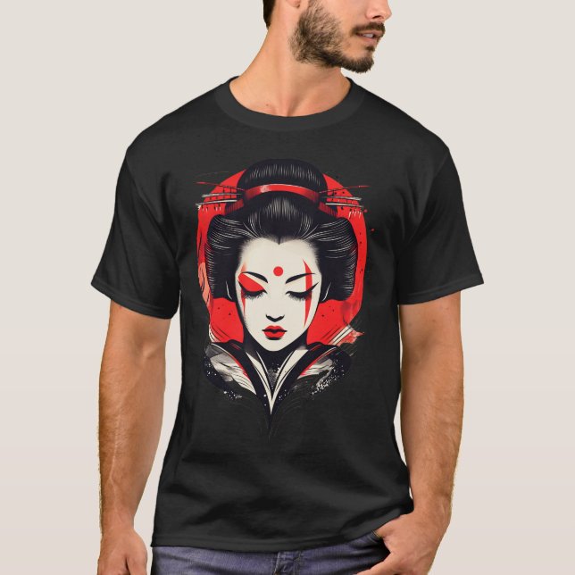 T-shirt Serene Geisha Essence (Devant)