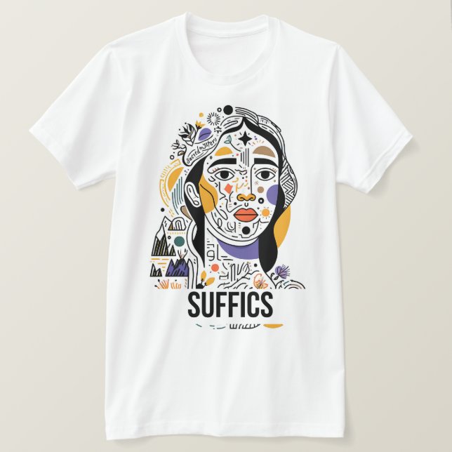 T-shirt Serene Lady | SUFFICS (Design devant)