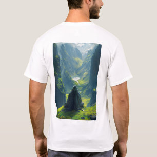 T-shirt Serene Meditation Akep robuste coiffure homme T-sh