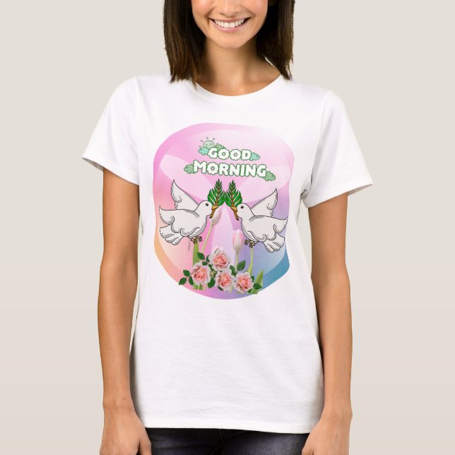 T-shirt Serene Morning Salutation (Devant)
