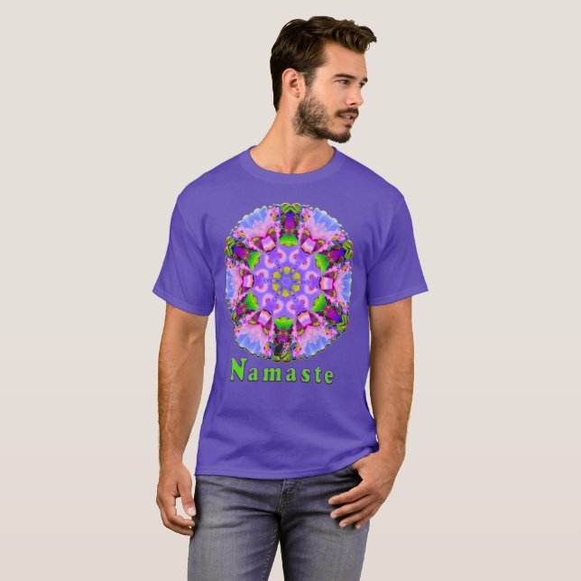 T-shirt Serene Namaste Kaleidoscope (Devant entier)