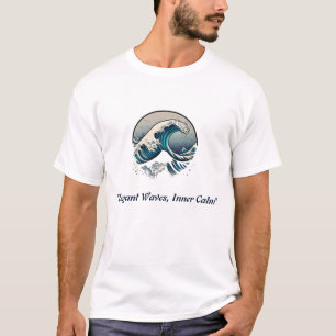 T-shirt "Serene Wave Crest"