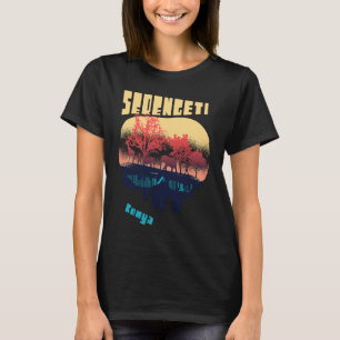 T-shirt Serengeti Kenya Safari Afrique Parc National Big F