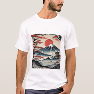 T-shirt Sérénité du lever de soleil : Embrasser l'artisana
