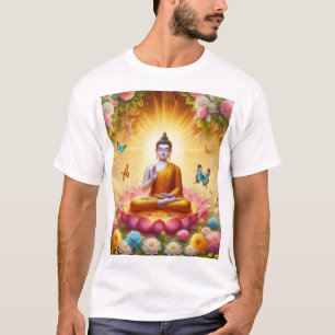 T-shirt Sérénité éclairée : Papier peint Lord Buddha