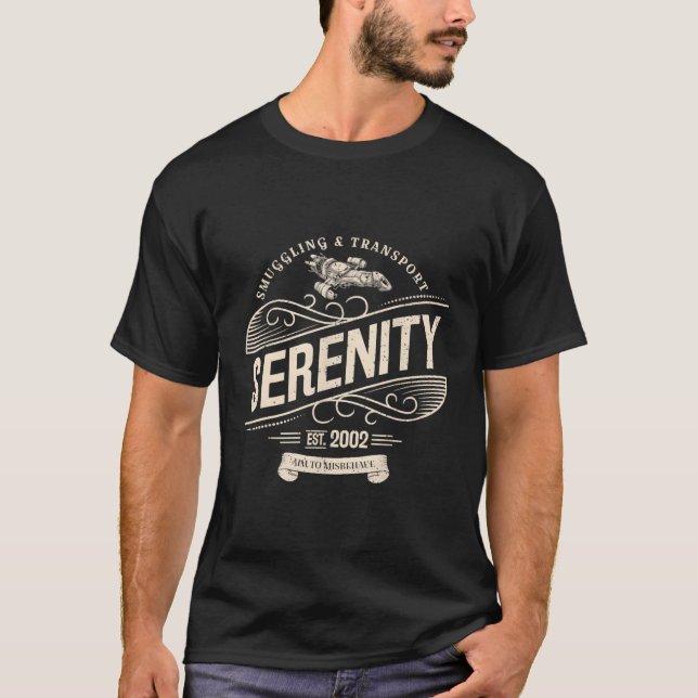 T-shirt Sérénité Sgling Et Transport Firefly (Devant)