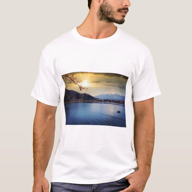 T-Shirt Sérénité Vue sur le Lac (Devant)