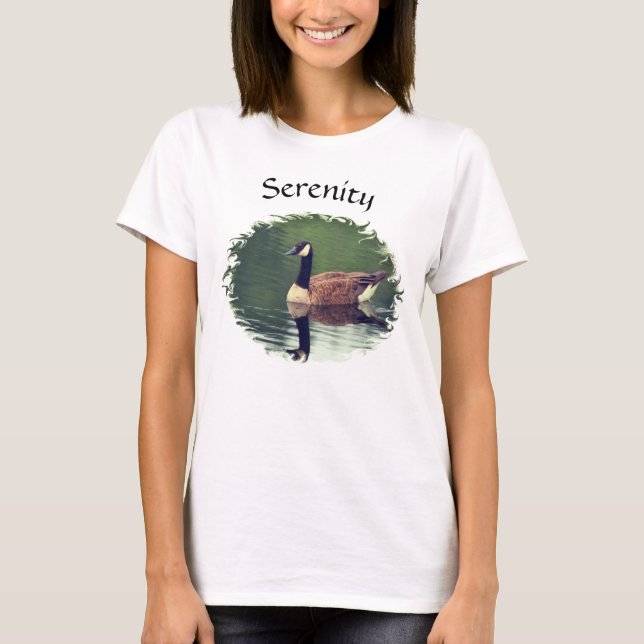T-shirt Serenity Canada Goose Inspirational (Devant)