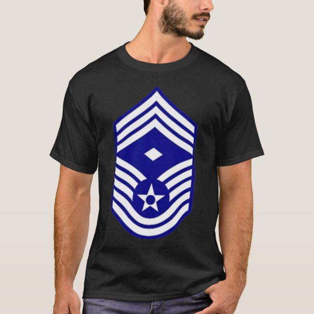 T-shirt Sergent-chef de la Force aérienne Vétéran militair (Devant)