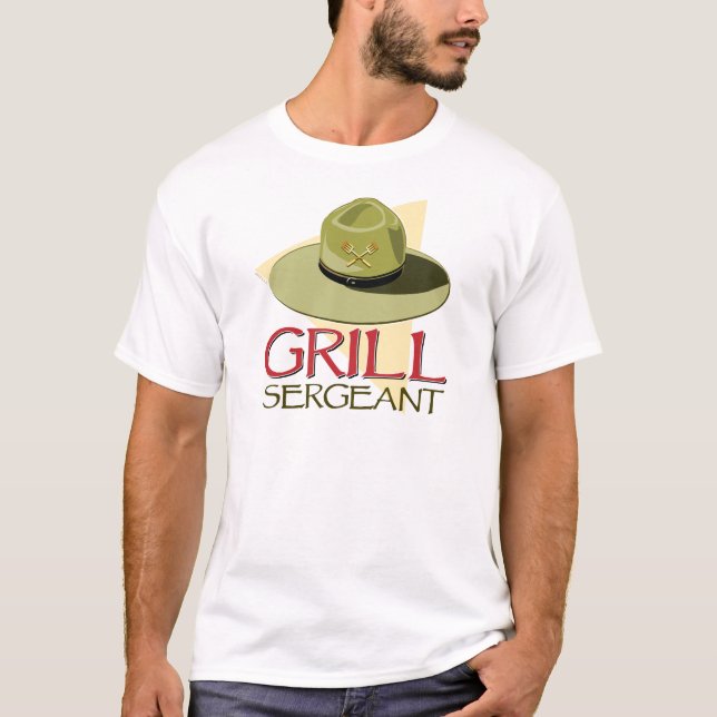 T-shirt Sergent de gril (Devant)