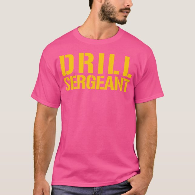 T-shirt Sergent d'entraînement instructeur de camp d'entra (Devant)