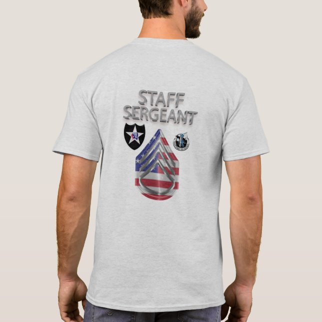 T-shirt Sergent d'état-major de la 2e Division d'infanteri (Dos)