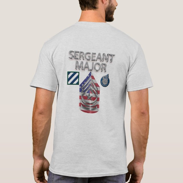 T-shirt Sergent-major de la 3e division d'infanterie (Dos)