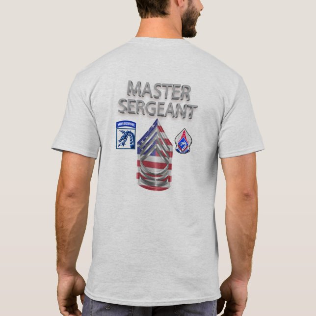 T-shirt Sergent-major du 18e corps aéroporté (Dos)