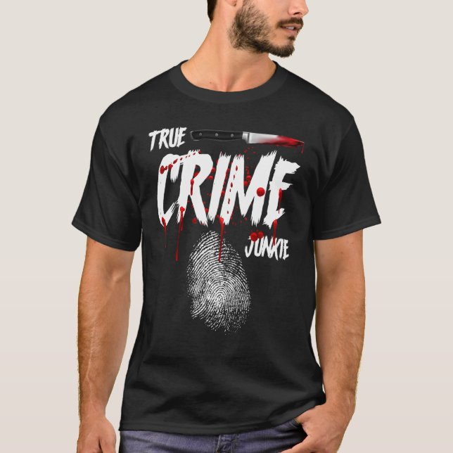 T-shirt Serial Killer Documentations Lover & True Crime Ju (Devant)