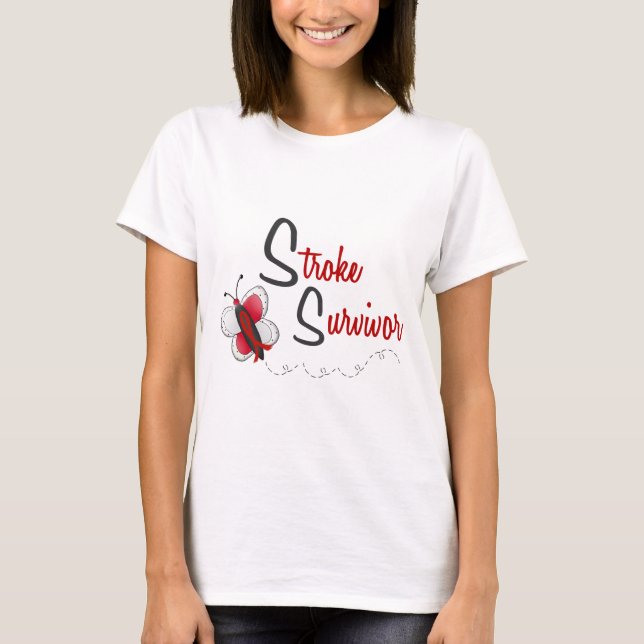 T-shirt SÉRIE 2 de PAPILLON de survivant de course (Devant)