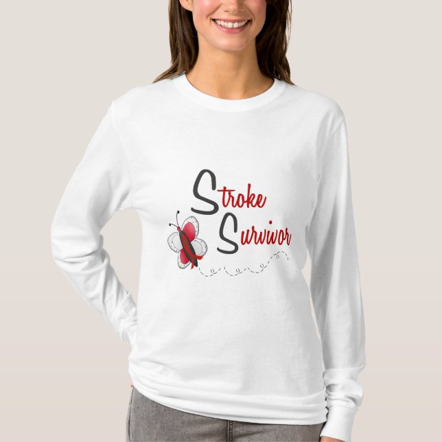 T-shirt SÉRIE 2 de PAPILLON de survivant de course (Devant)