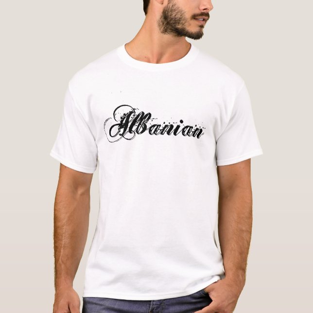 T-shirt Série albanaise de concepteurs (Devant)