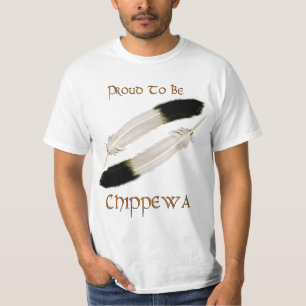 T-shirt Série amérindienne 'FIER D'ÊTRE CHIPPEWA'