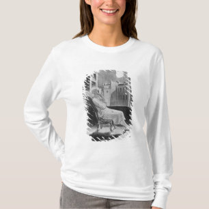 T-shirt Série "Bas-Bleus de Les", lune d'O