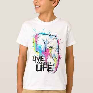 T-shirt Série d'animaux d'aquarelle