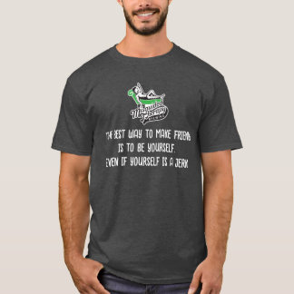 T-shirt Série de mauvais conseils MTB - Faites des amis