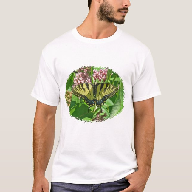 T-shirt Série de papillons à queue noire de tigre de l'est (Devant)