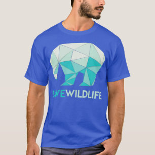 T-shirt Série de sauvegarde de la faune de l'ours polaire