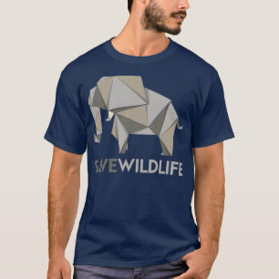T-shirt Série de sauvegarde d'éléphants