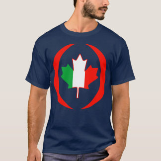 T-shirt Série du drapeau national du Canada multinational 