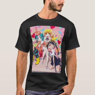 T-shirt Série Monogatari - Shinobu, Otsugi _amp_ Mayoi