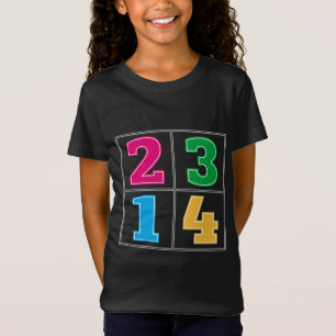 T-Shirt Série numérique 1234