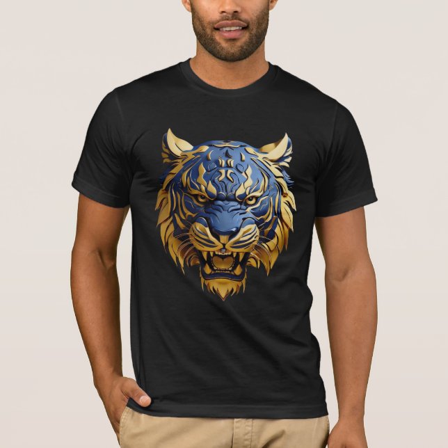 T-shirt Série sans peur : Tigre (Devant)