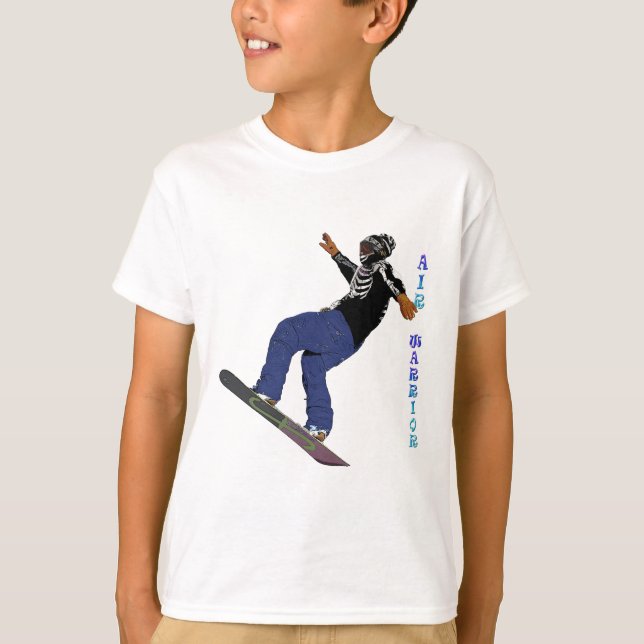 T-shirt Série Sport d'hiver cool SNOW BOARDER (Devant)