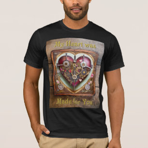 T-shirt Série Steampunk Rouge à Cœur Buff