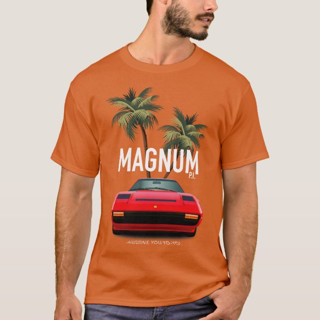 T-shirt Série télévisée Magnum (Devant)