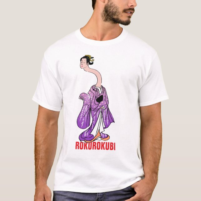 T-shirt Série Yokai : Rokurokubi (Devant)