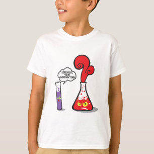 T-shirt sérieusement, au-dessus de la réaction