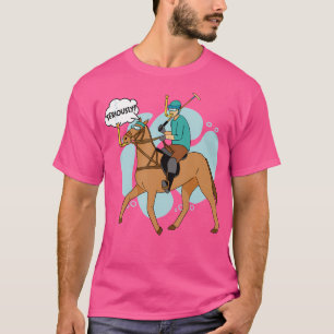 T-shirt Sérieusement Drôle Équipe Cheval Sport Natation Ea