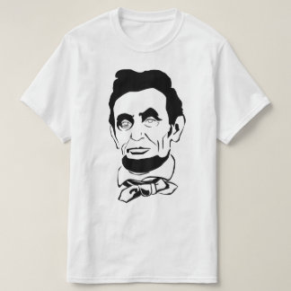 T-shirt Sérigraphie de vecteur d'Abraham Lincoln