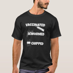 T-shirt seringue de vaccination en écorce vaccinée