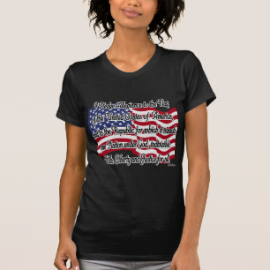 T-shirt Serment de fidélité avec le drapeau des USA