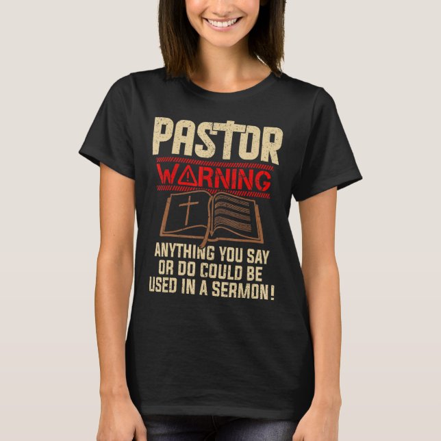 T-shirt Sermon d'avertissement des messagers prêcheur chré (Devant)