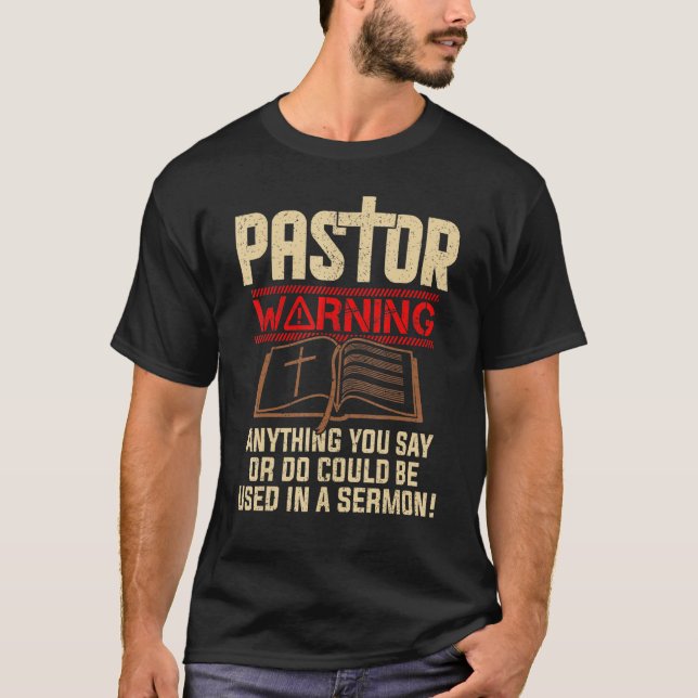 T-shirt Sermon d'avertissement des messagers prêcheur chré (Devant)
