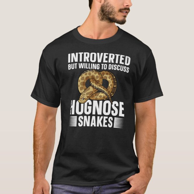 T-shirt Serpent à museau à museau Occidental Serpent à mus (Devant)