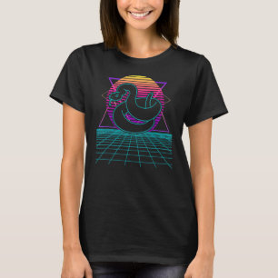T-shirt Serpent à sonnette à sonnette Retro 80s Style Vapo