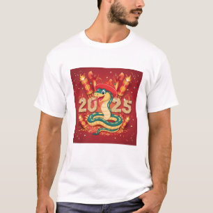 T-shirt Serpent Année 2025 serpent à bois