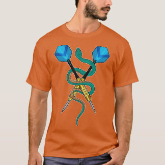 T-shirt Serpent aux fléchettes avec tarte