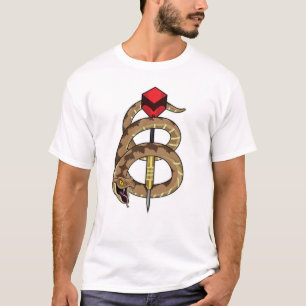 T-shirt Serpent aux fléchettes avec tarte
